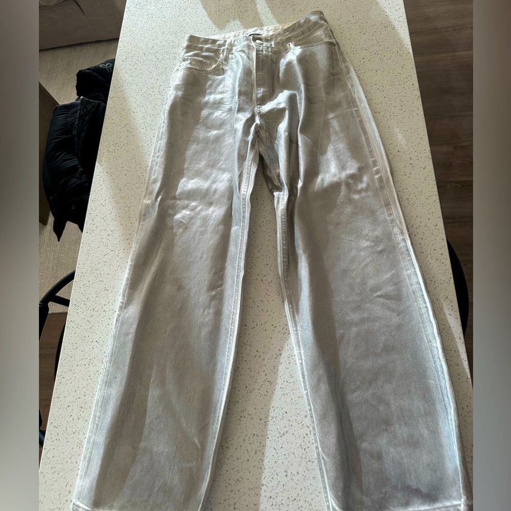 Viral Zara wide leg jeans worn once
